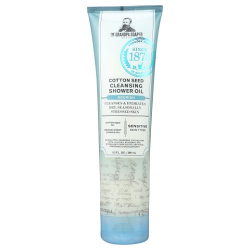 Cotton Seed Cleansing Shower Oil 9.5 Oz by Grandpa's Brands Company