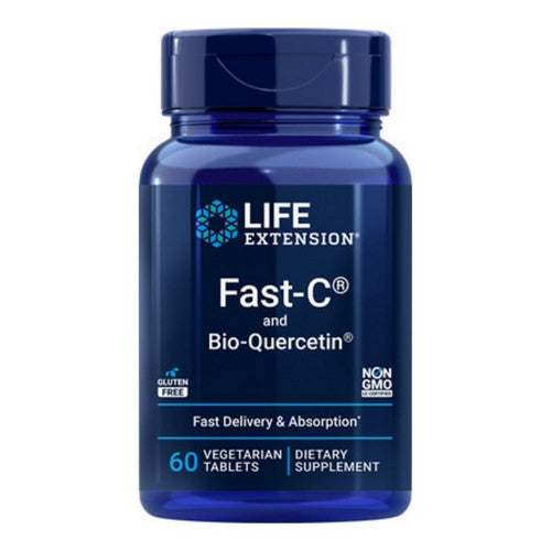 Fast-C with Bio-Quercetin Phytosome 60 Tabs by Life Extension