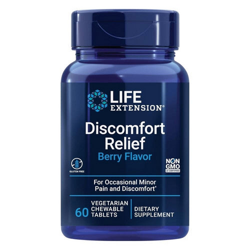Discomfort Relief Berry 60 Chewable Tabs by Life Extension