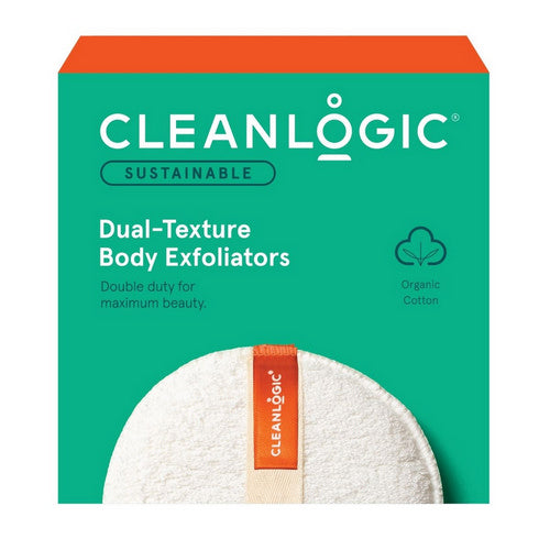 Dual-Texture Body Exfoliator 1 Count by Cleanlogic