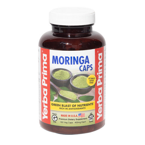 Moringa Caps 180 Count by Yerba Prima