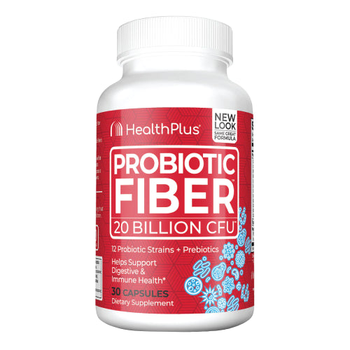Probiotic Fiber 30 Caps by Health Plus