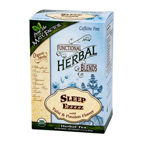 Organic Sleep EZZZ With Tulsi And Passion Flower Tea 20 Bags by The Mate Factor