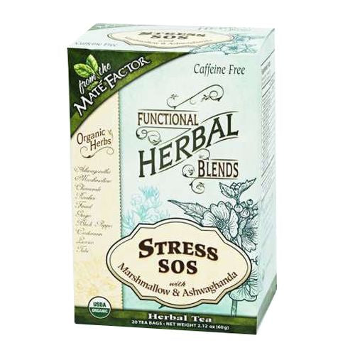 Stress SOS with Marshmallow and Ashwagandha 20 Bags by The Mate Factor