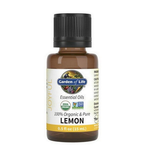 Organic Essential Oil Lemon 0.5 Oz by Garden of Life