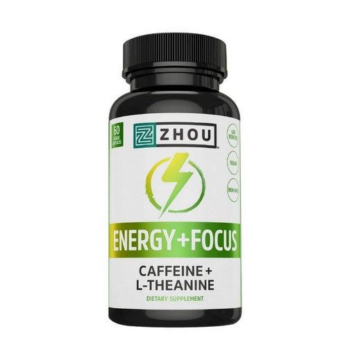 Energy Plus Focus 60 Veg Caps by Zhou Nutrition