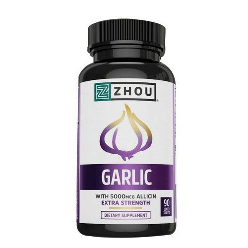 Garlic 90 Veg Caps by Zhou Nutrition