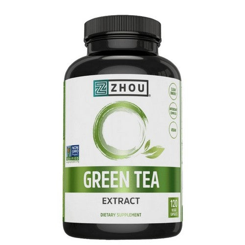 Green Tea Extract 120 Veg Caps by Zhou Nutrition