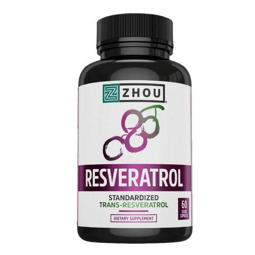 Resveratrol 60 Veg Caps by Zhou Nutrition