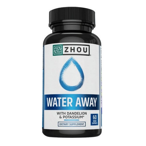 Water Away With Dandelion And Potassium 60 Veg Caps by Zhou Nutrition