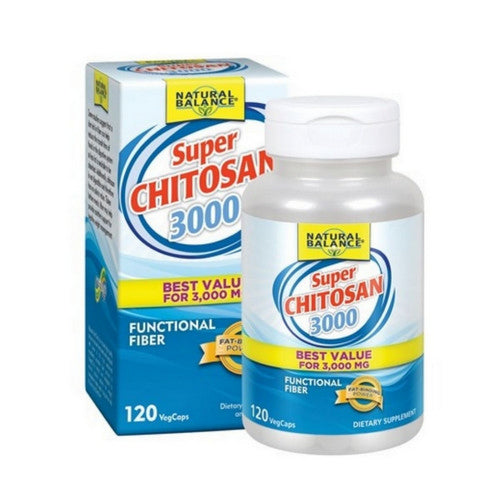 Super Chitosan 3000 120 Veg Caps by Natural Balance (Formerly known as Trimedica)