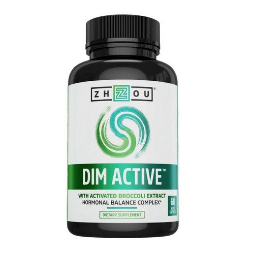  Dim Active With Activated Broccoli Extract 60 Veg Caps by Zhou Nutrition