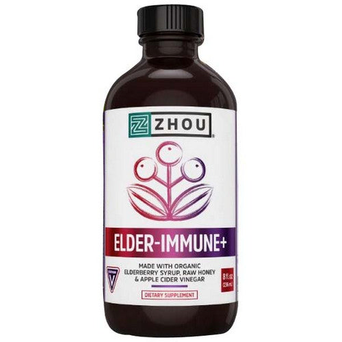 Elderberry Syrup 8 Oz by Zhou Nutrition