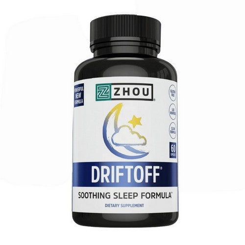 Driftoff Soothing Sleep Formula 60 Caps by Zhou Nutrition