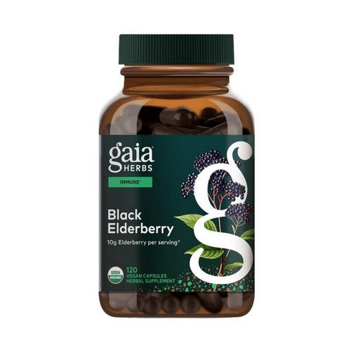 Black Elderberry 120 Caps by Gaia Herbs