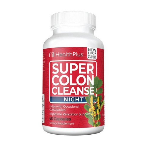 Super Colon Cleanse Night 60 Caps by Health Plus
