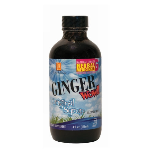 Ginger Wow Original Syrup 4 Oz by L. A .Naturals