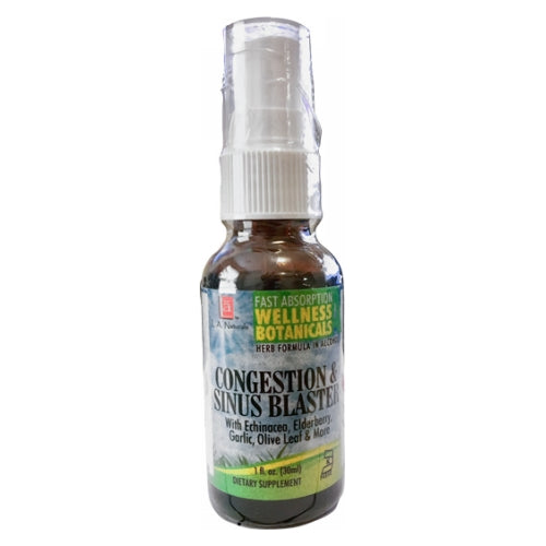 Congestion & Sinus Blaster Spray 1 Oz by L. A .Naturals