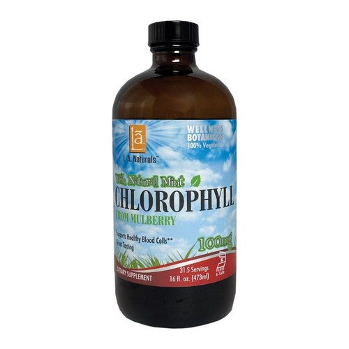 Chlorophyll with Spearmint 16 Oz by L. A .Naturals