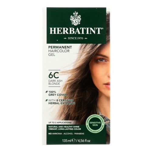 Herbatint Permanent Dark Ash Blonde (6C) 4 Oz by Herbatint