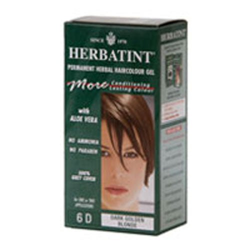 Herbatint Permanent Dark Golden Blonde (6d) 4.56 Oz (Case of 3) by Herbatint