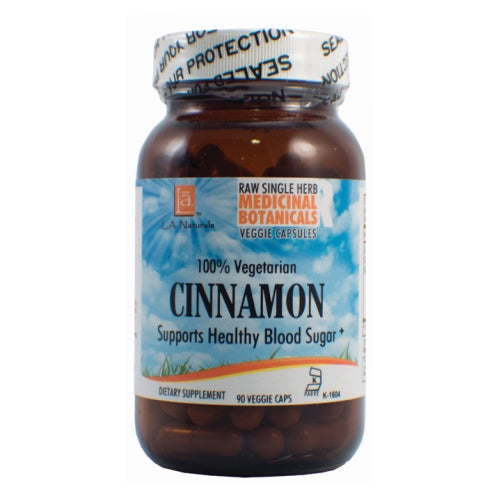 Cinnamon Raw Herb 90 Veg Caps by L. A .Naturals