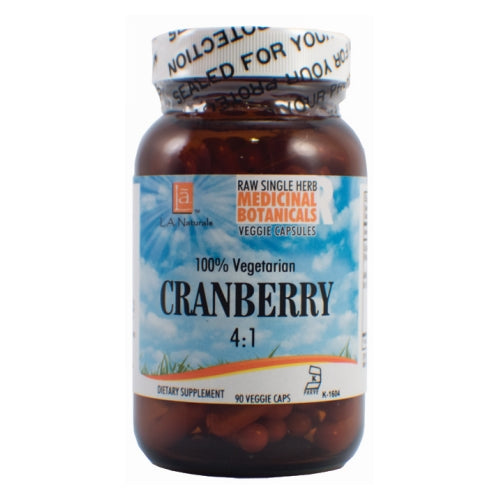 Cranberry Raw Herb 90 Veg Caps by L. A .Naturals