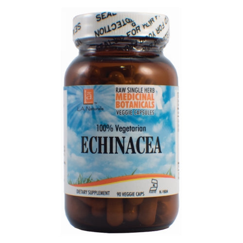Echinacea Raw Herb 90 Veg Caps by L. A .Naturals
