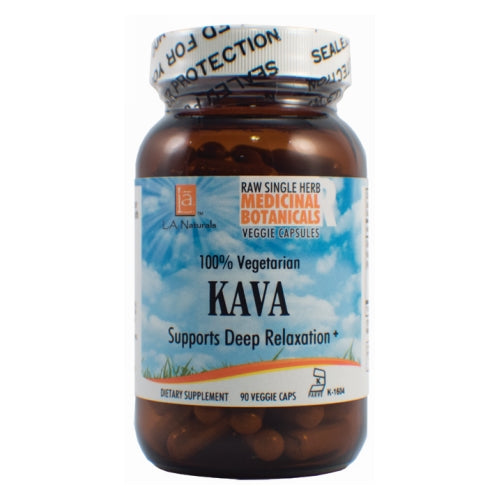 Kava Raw Herb 90 Veg Caps by L. A .Naturals