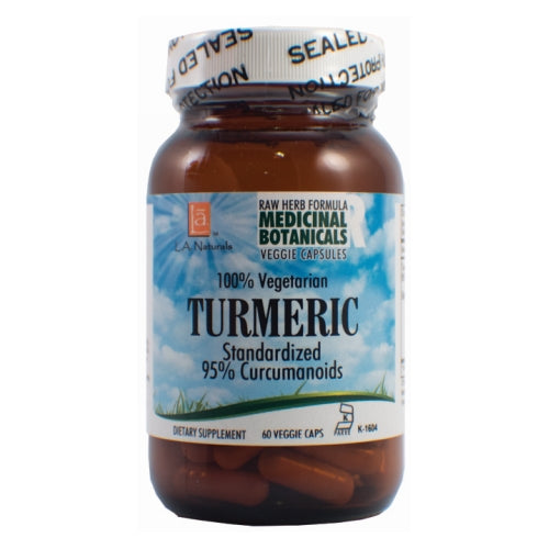 Turmeric Raw Formula 60 Veg Caps by L. A .Naturals