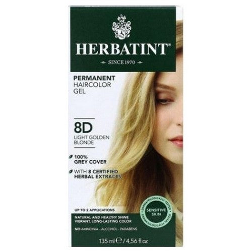 Herbatint Permanent Light Golden Blonde (8d) 4 Oz by Herbatint