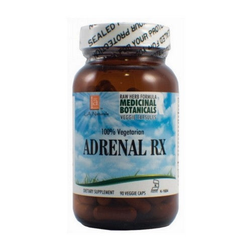 Adrenal RX Raw Formula 90 Veg Caps by L. A .Naturals