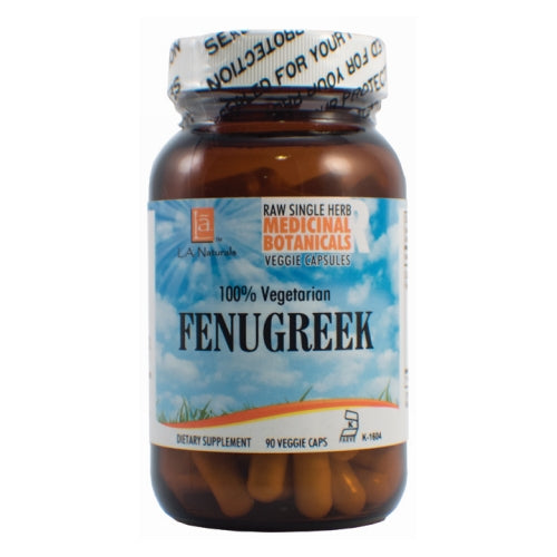 Fenugreek Raw Herb 90 Veg Caps by L. A .Naturals