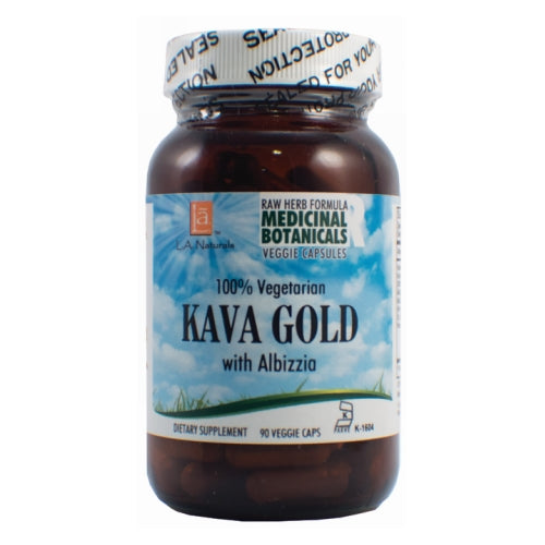 Kava Gold Raw Formula 90 Veg Caps by L. A .Naturals