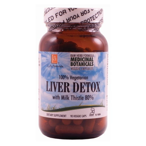 Liver Detox Raw Formula 90 Veg Caps by L. A .Naturals