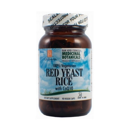 Red Yeast Rice Raw Formula 90 Veg Caps by L. A .Naturals