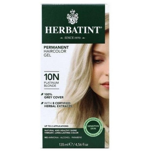 Herbatint Permanent Platinum Blonde (10n) 4 Oz by Herbatint