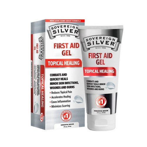 Silver First Aid Gel 2 Oz by Sovereign Silver