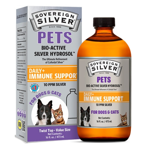 Bio-Active Silver Hydrosol for Pets 16 Oz by Sovereign Silver