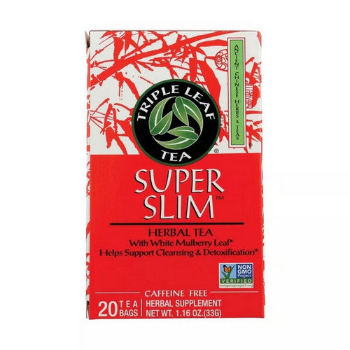 Super Slim Herbal Tea Caffeine-Free 20 Bags by Triple Leaf Tea