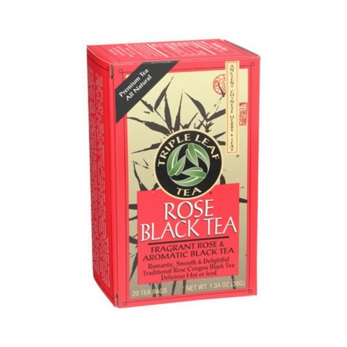 Rose Black Tea 20 Bags by Triple Leaf Tea