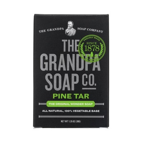 Pine Tar Bar Soap 1.35 Oz by Grandpa's Brands Company