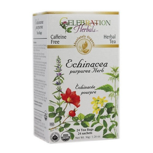 Echinacea Purpurea Herb Tea 24 Bags by Celebration Herbals