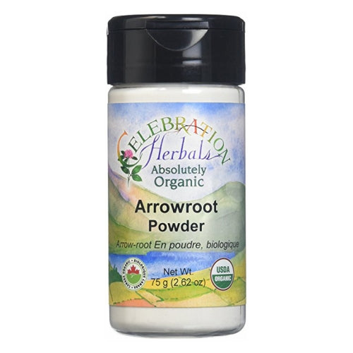 Organic Arrowroot Powder 72 Grams by Celebration Herbals