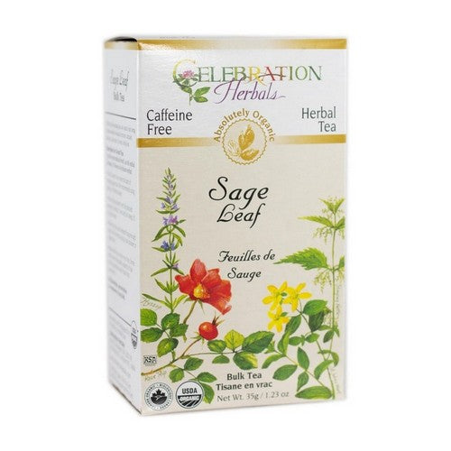 Organic Sage Leaf Tea 35 Grams by Celebration Herbals