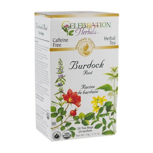 Organic Burdock Root Tea 24 Bags by Celebration Herbals