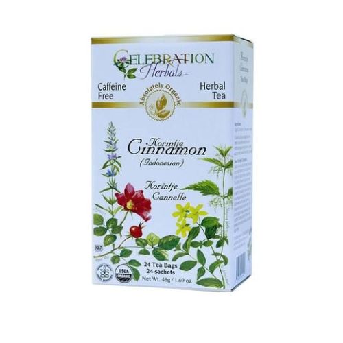 Organic Cinnamon Korintje Tea 24 Bags by Celebration Herbals