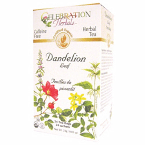Organic Dandelion Leaf Tea 24 Bags by Celebration Herbals