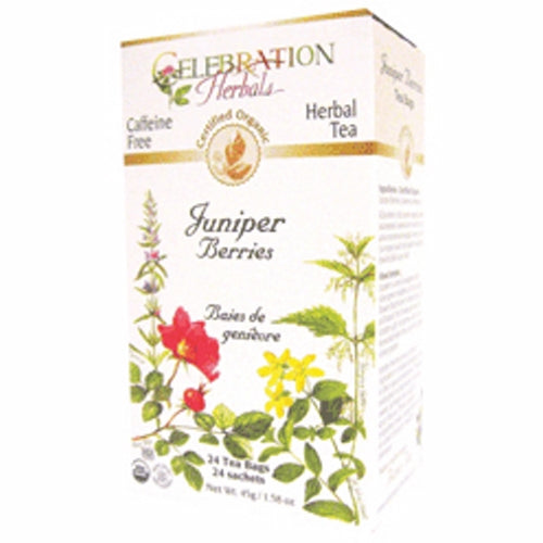 Organic Juniper Berries Tea 24 Bags by Celebration Herbals