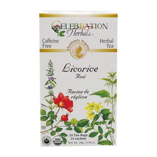 Organic Licorice Root Tea 24 Bags by Celebration Herbals